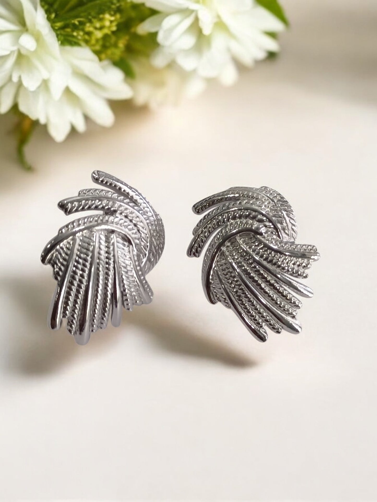 SILVER GARCIA EARRINGS