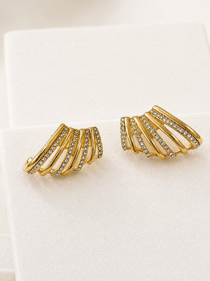 GOLDEN DIAMOND LUCAS EARRINGS