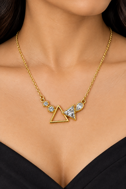 GOLDEN DIAMOND PADRAIG NECKLACE
