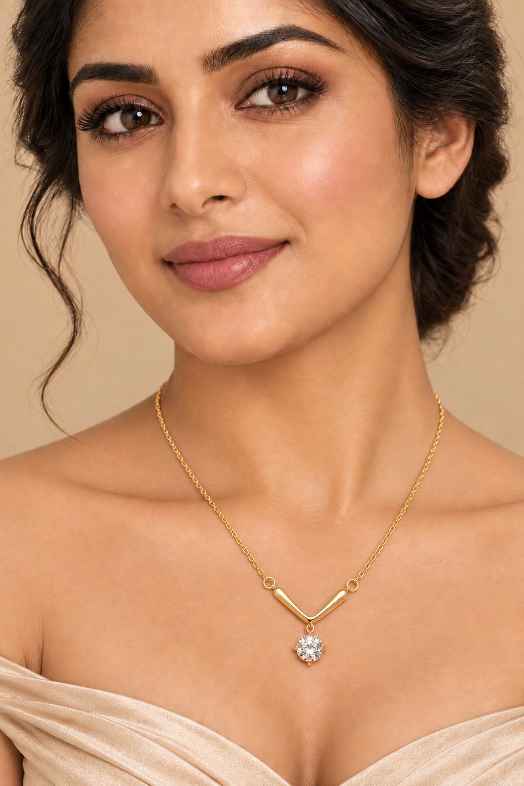 GOLDEN DIAMOND RALPH NECKLACE