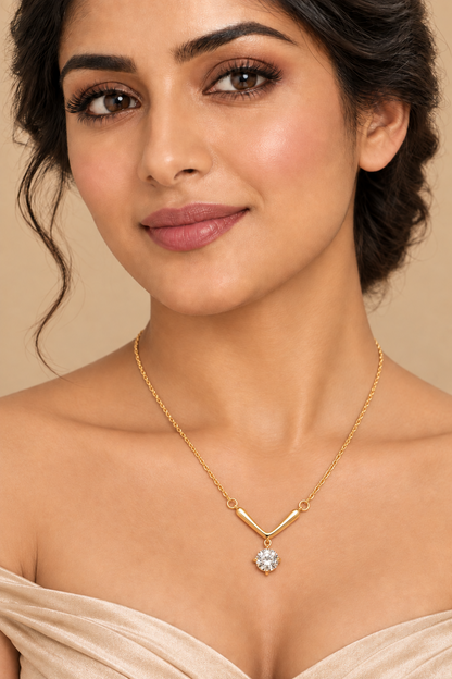 GOLDEN DIAMOND RALPH NECKLACE