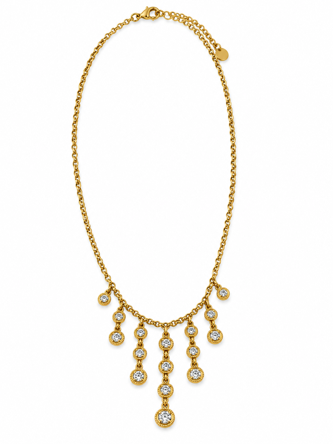 GOLDEN DIAMOND SARAHI NECKLACE