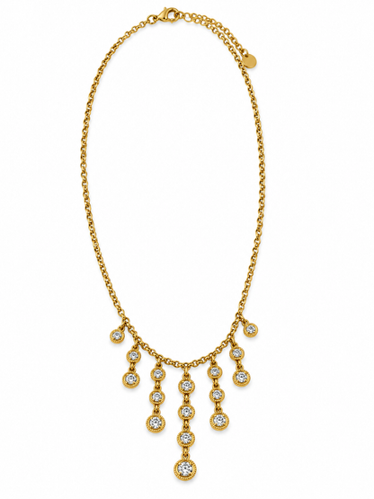 GOLDEN DIAMOND SARAHI NECKLACE