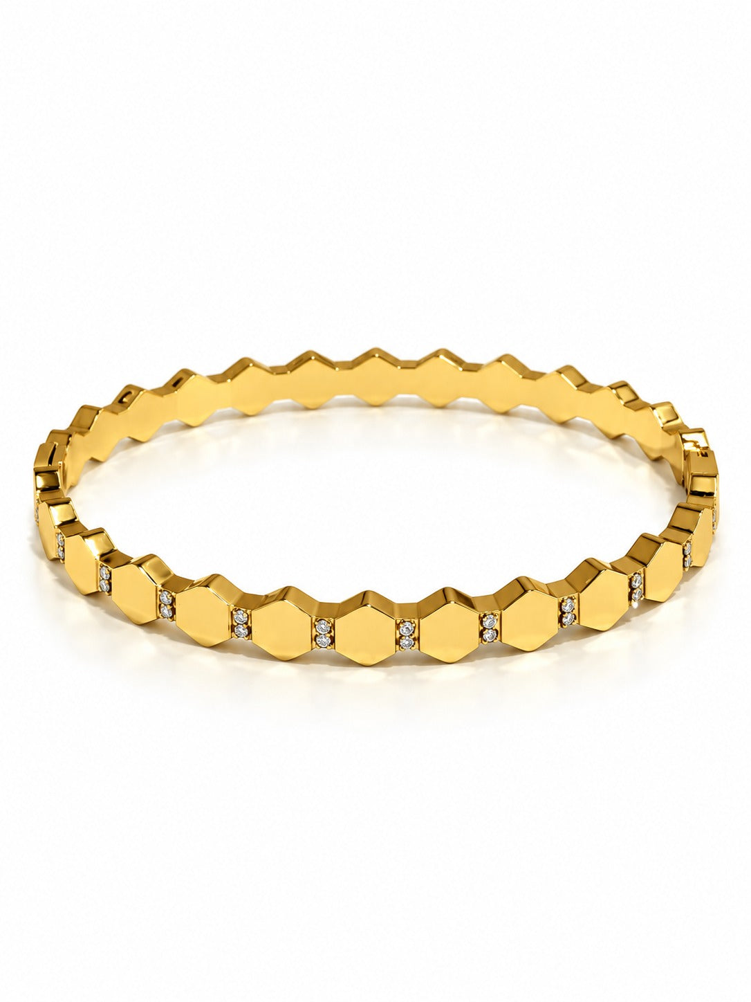 GOLDEN HEXAGONAL JESSICA BABY BRACELET