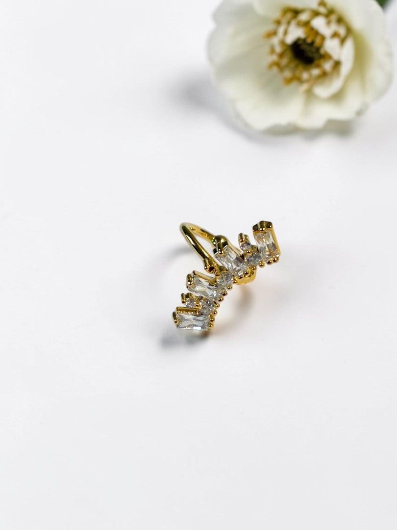GOLDEN DIAMOND TESSA EAR CUFF