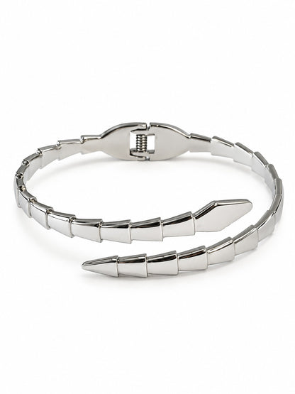 SILVER MELANY BRACELET (CUFF)