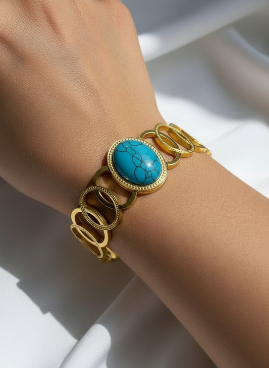 TURQUOIES BLUE ALVARO BRACELET
