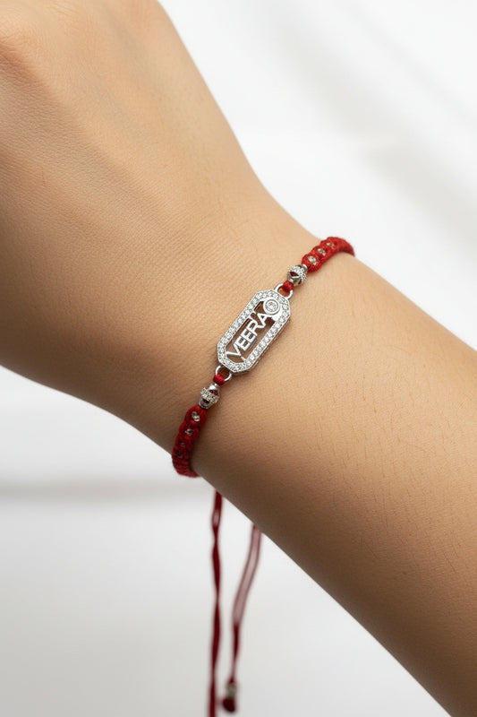 VEERA ANANYA SILVER RAKHI