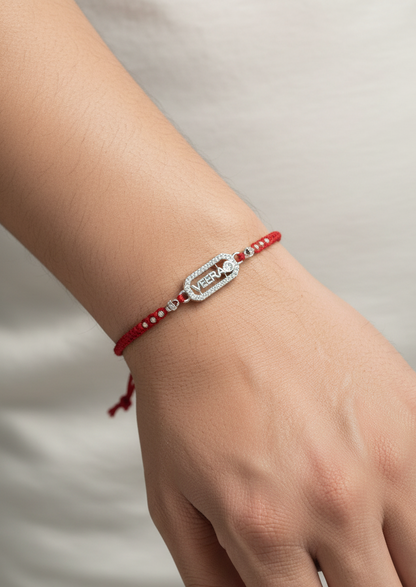 VEERA ANANYA SILVER RAKHI