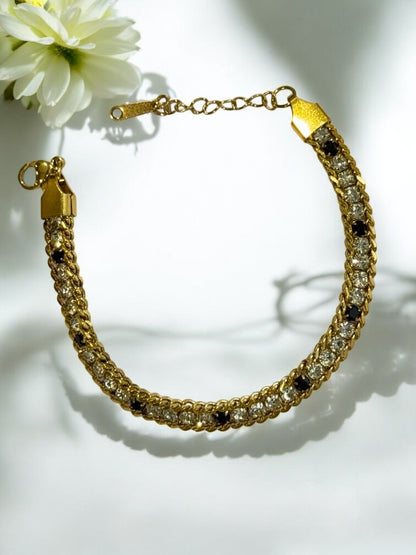 WHITE BLACK HAROLD BRACELET