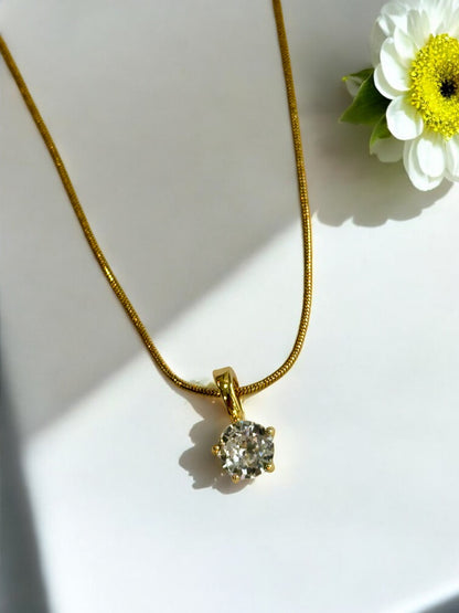 WHITE DIAMOND REUBEN NECKLACE
