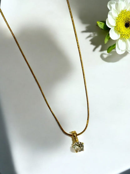 WHITE DIAMOND REUBEN NECKLACE