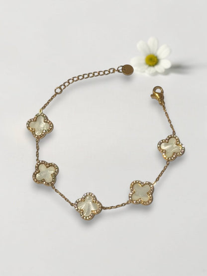 WHITE DIAMOND ROSALIE BRACELET