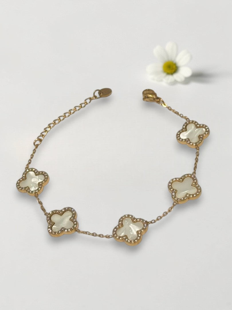 WHITE DIAMOND ROSALIE BRACELET