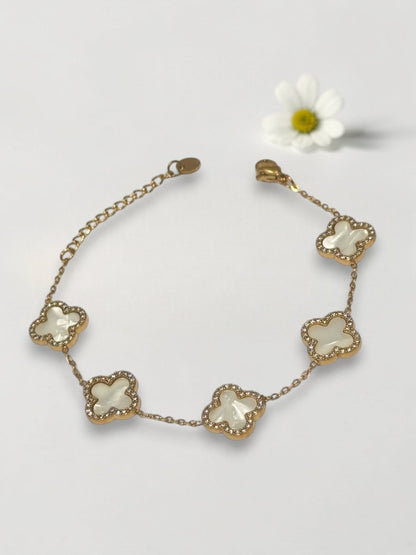 WHITE DIAMOND ROSALIE BRACELET