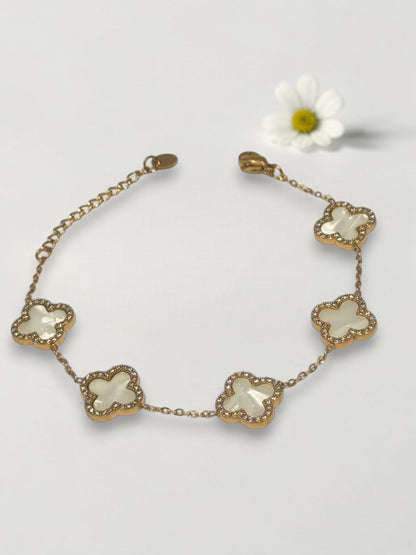 WHITE DIAMOND ROSALIE BRACELET