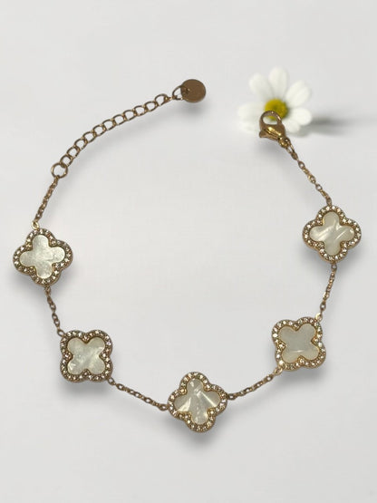 WHITE DIAMOND ROSALIE BRACELET