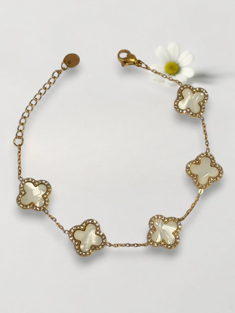 WHITE DIAMOND ROSALIE BRACELET