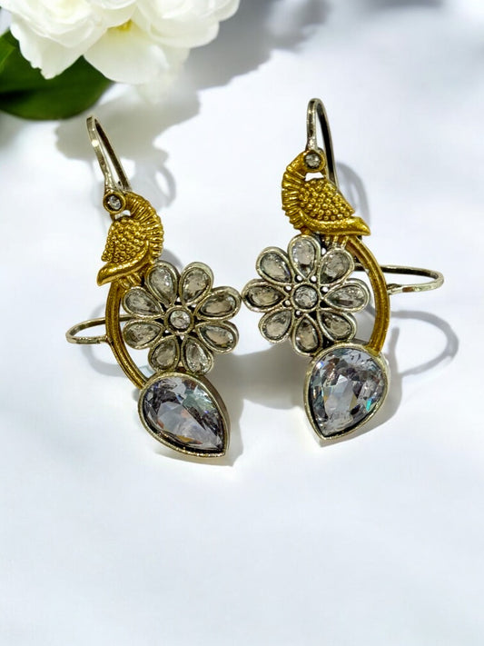 WHITE JIYANSHA GERMAN SILVER EAR CUFF