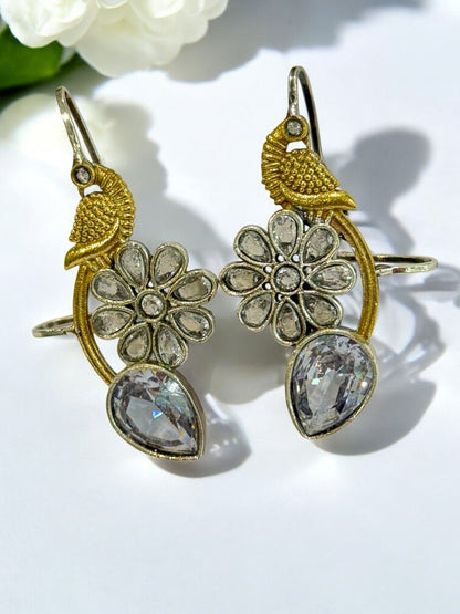 WHITE JIYANSHA GERMAN SILVER EAR CUFF