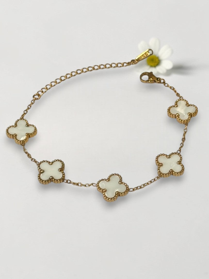 WHITE ROSALIE BRACELET