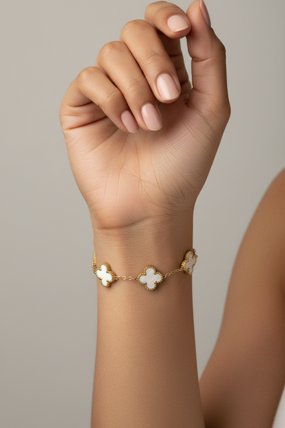 WHITE ROSALIE BRACELET