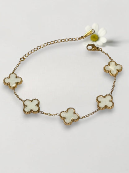 WHITE ROSALIE BRACELET