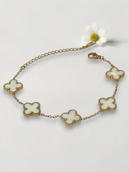 WHITE ROSALIE BRACELET