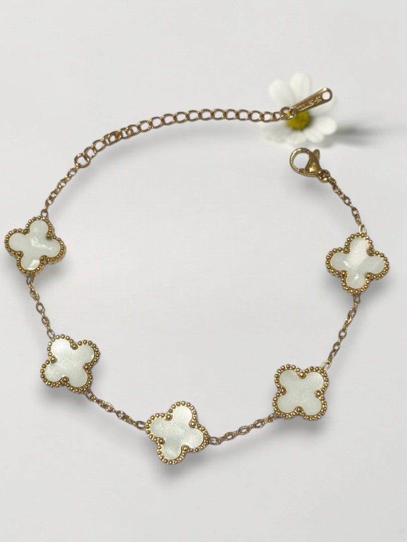 WHITE ROSALIE BRACELET