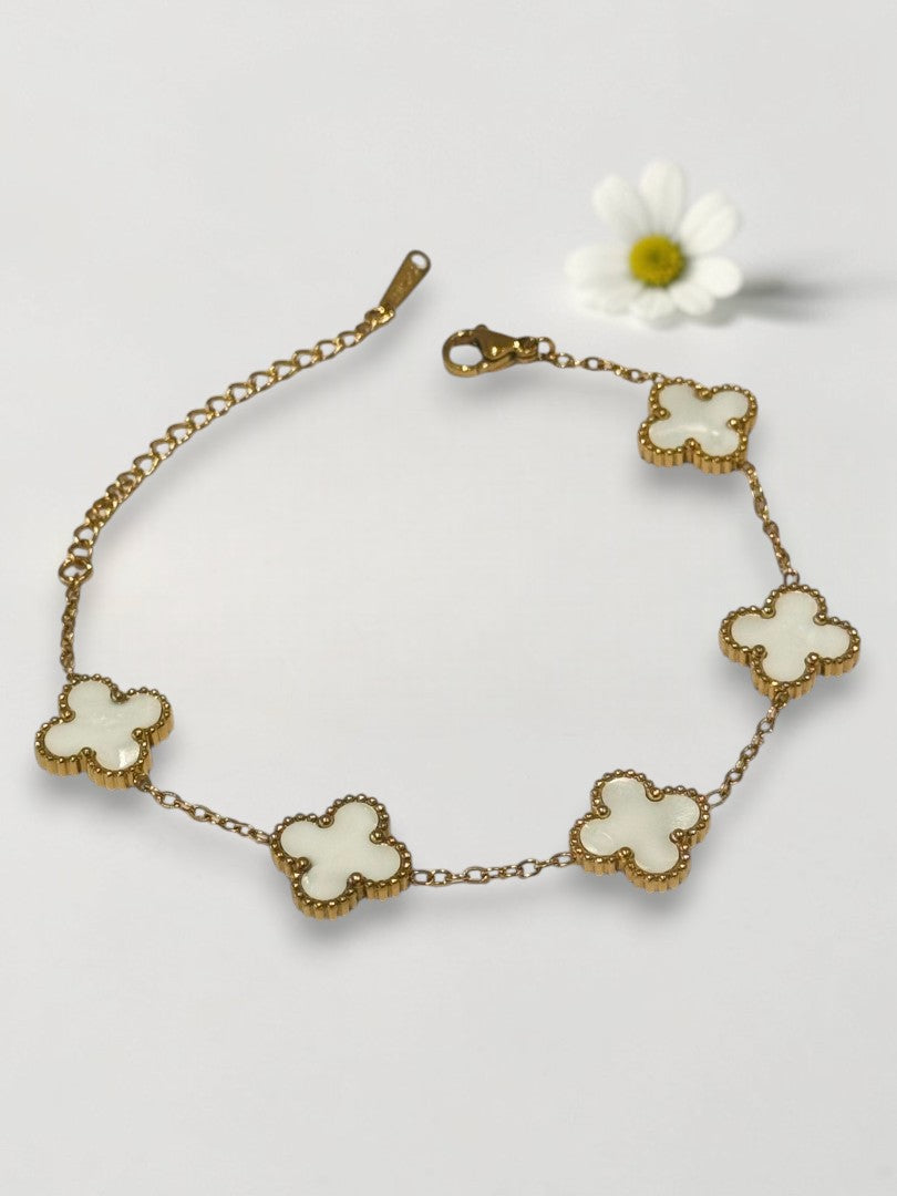 WHITE ROSALIE BRACELET