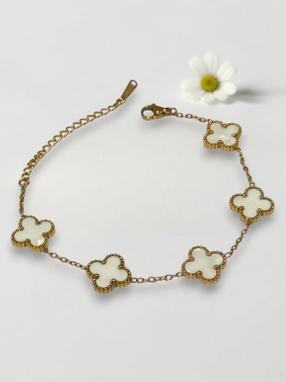 WHITE ROSALIE BRACELET
