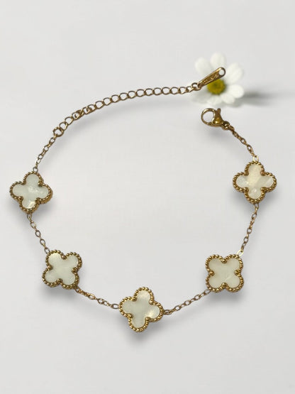 WHITE ROSALIE BRACELET