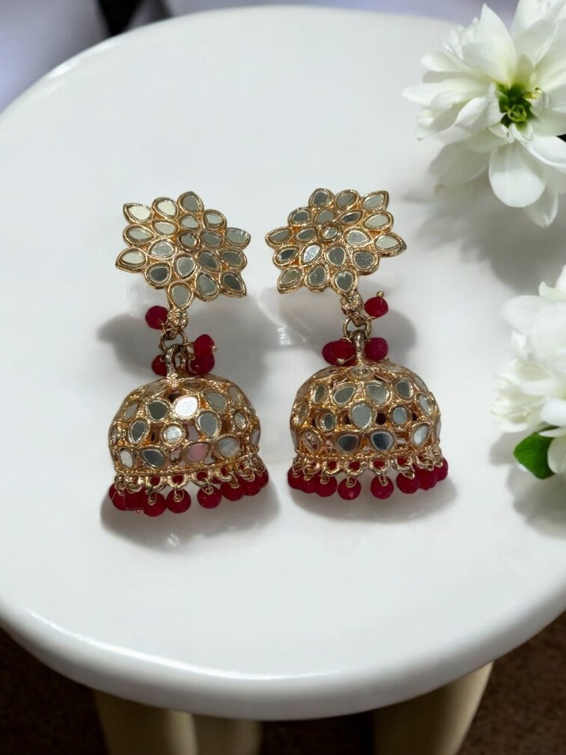 RUBY DITYASHI KUNDAN EARRINGS