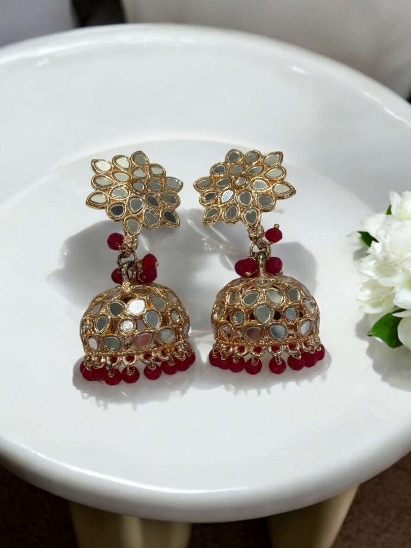 RUBY DITYASHI KUNDAN EARRINGS