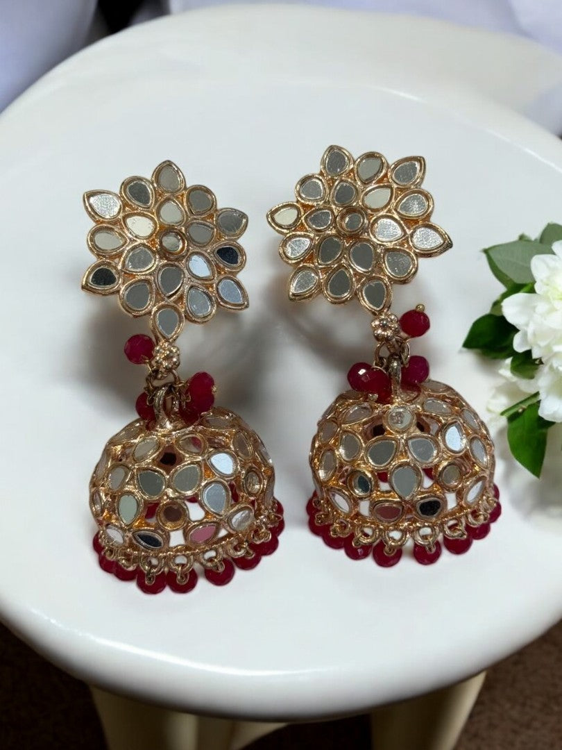 RUBY DITYASHI KUNDAN EARRINGS
