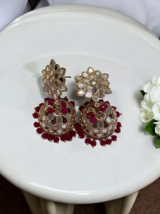 RUBY DITYASHI KUNDAN EARRINGS