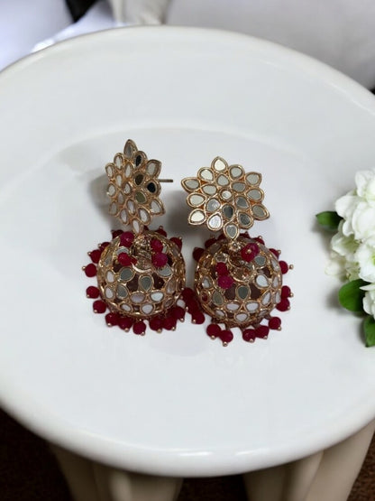 RUBY DITYASHI KUNDAN EARRINGS