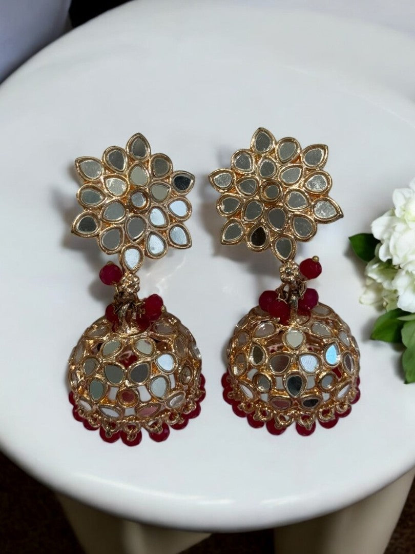 RUBY DITYASHI KUNDAN EARRINGS