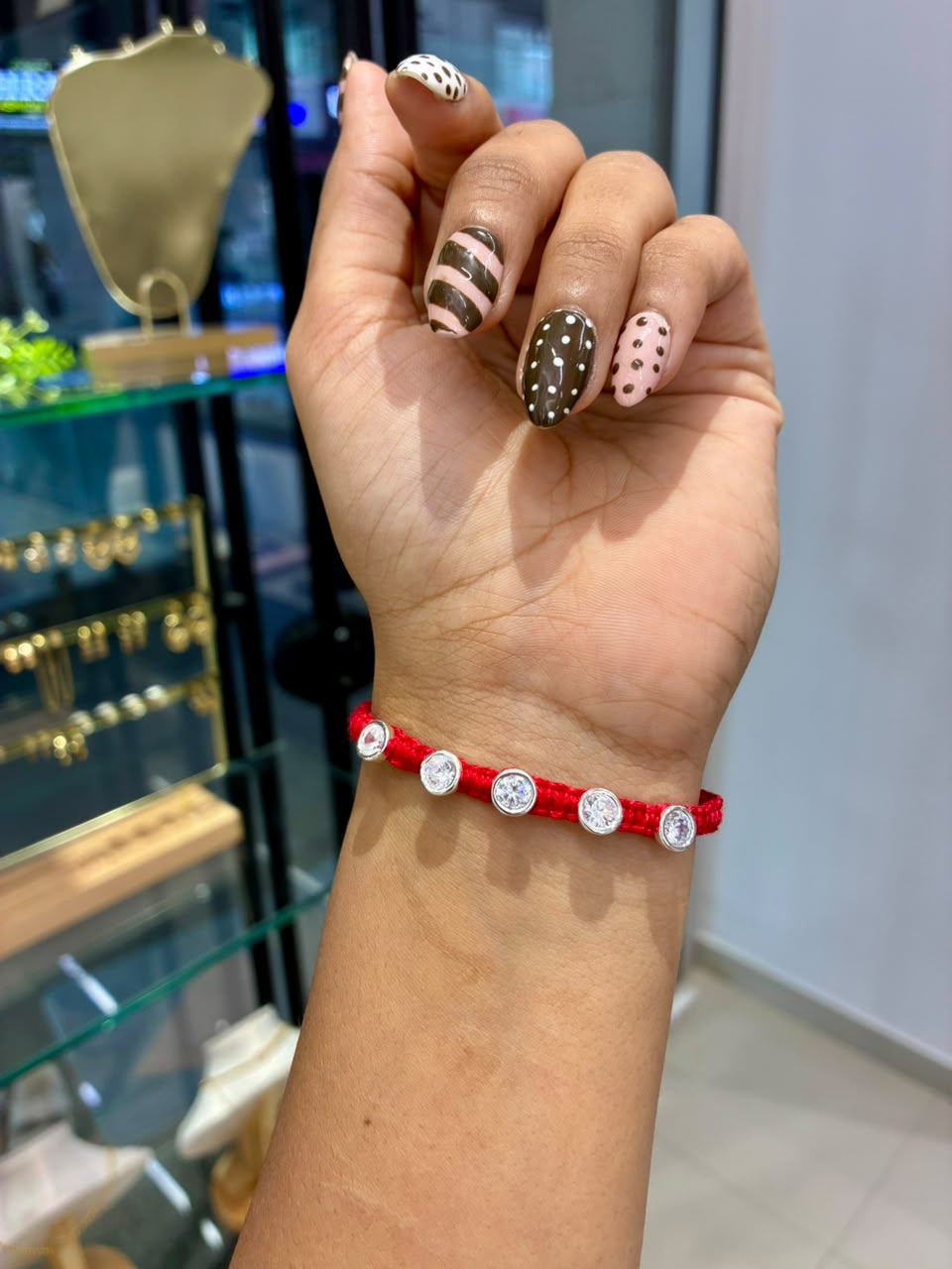 DIAMOND BHAVISHA SILVER RAKHI