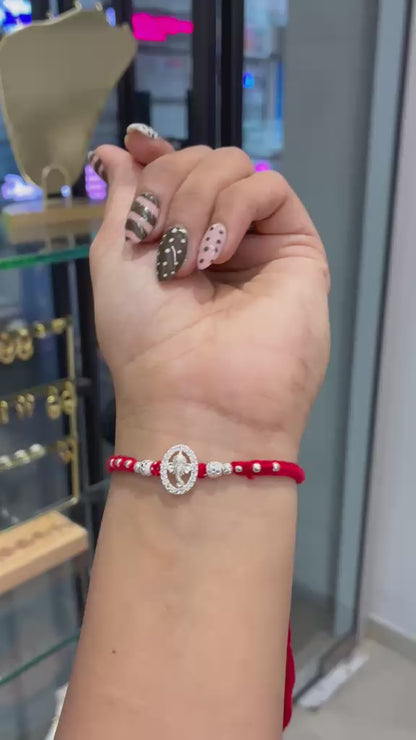 GANESH MAXINE SILVER RAKHI