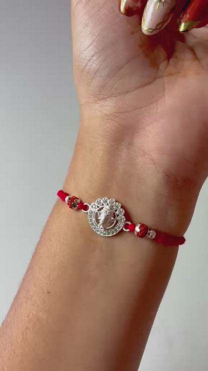 GANESH AARUSHI SILVER RAKHI