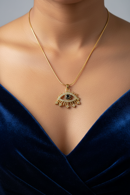 BLUE DIAMOND GATLIN NECKLACE